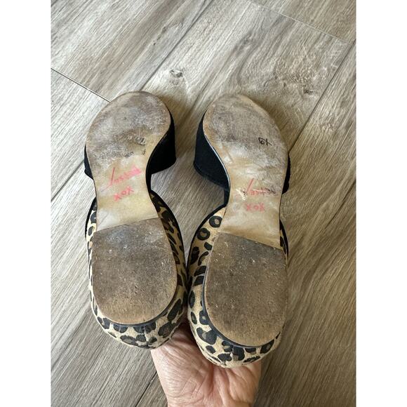 Betsey Johnson Cocoh Leopard  D'Orsay Flats size 6.5 - Picture 14 of 14